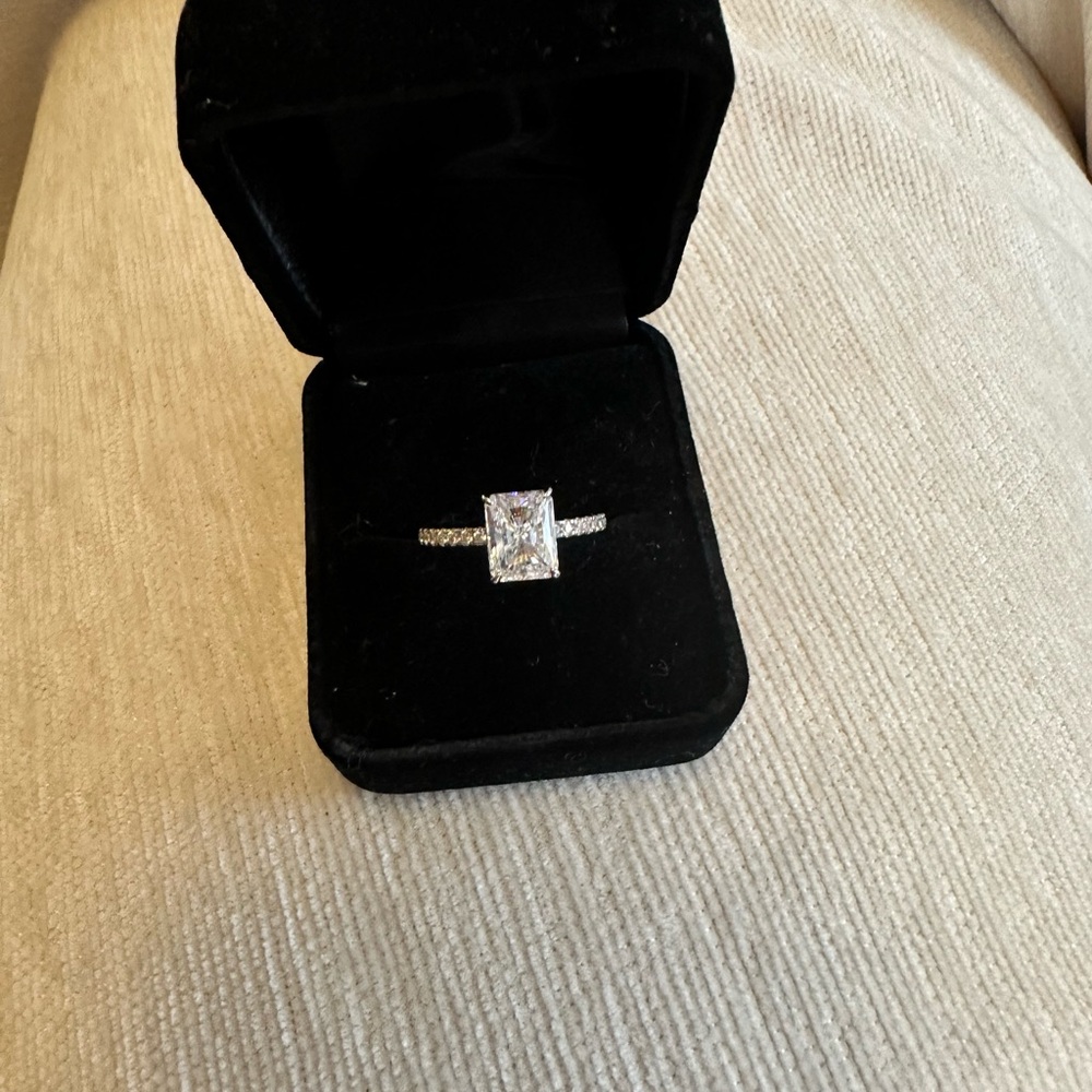 Sterling silver Engagement ring